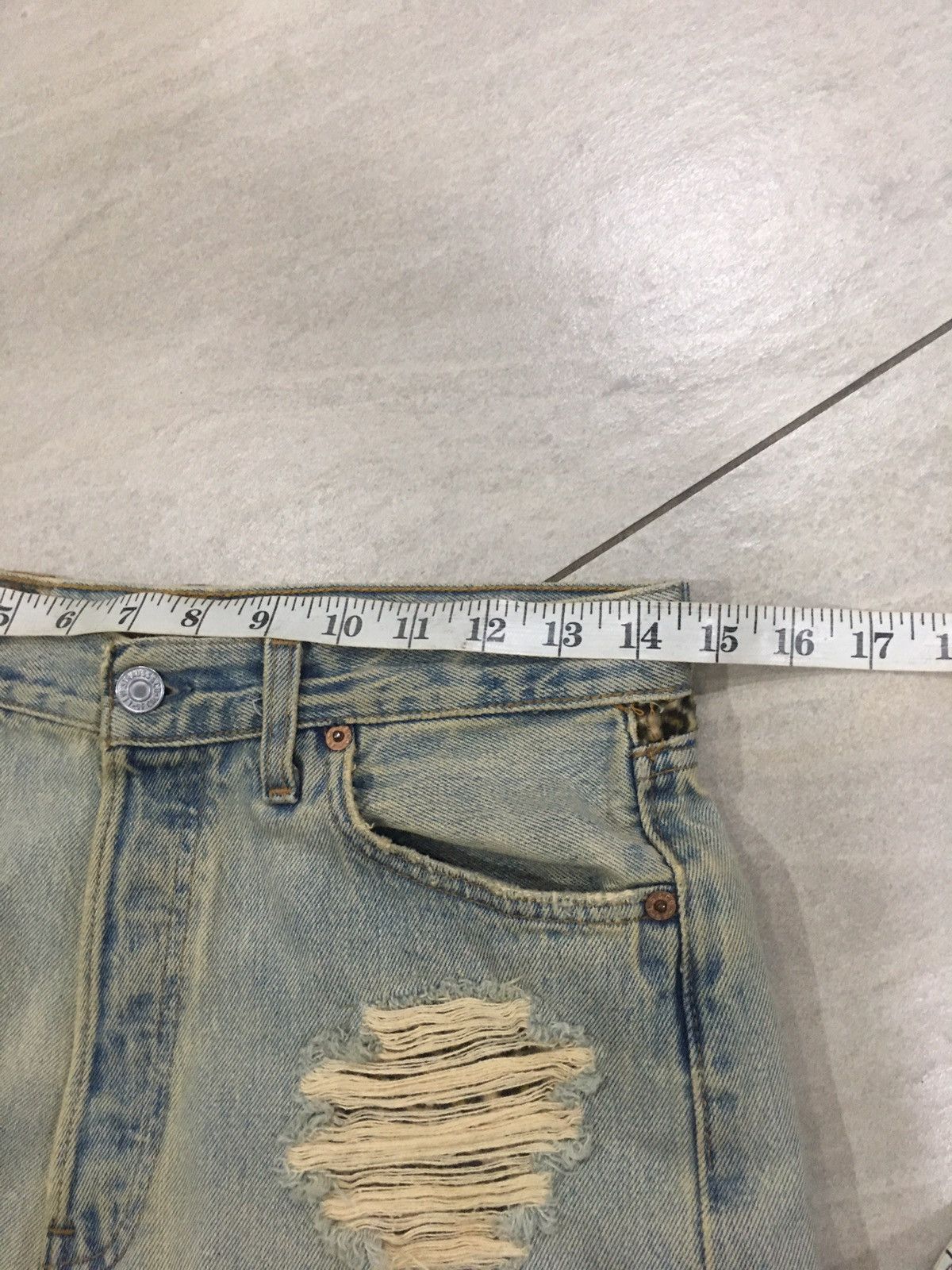 Levi's Vintage Levi’s 501 USA Leopard Patchwork Style Size 30" / US 8 / IT 44 - 21 Thumbnail