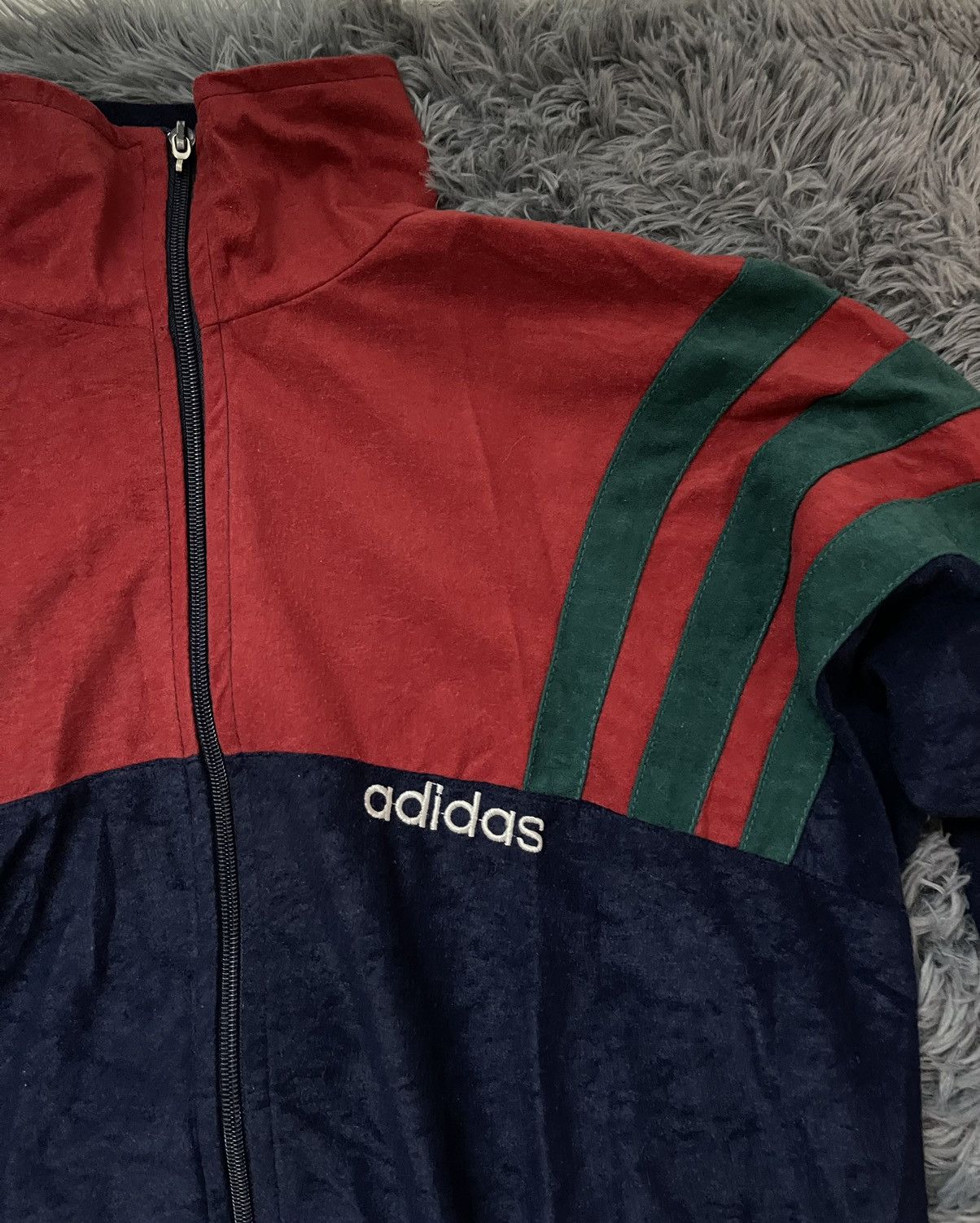 80s adidas 西ドイツ製 velours track jacket S 80s adidas 西ドイツ製 velours track jacket S