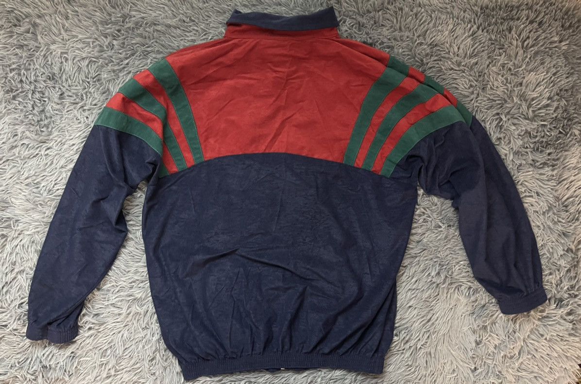 Adidas × Vintage Adidas 80s vintage velour track jacket in Gucci colours Size US L / EU 52-54 / 3 - 8 Thumbnail