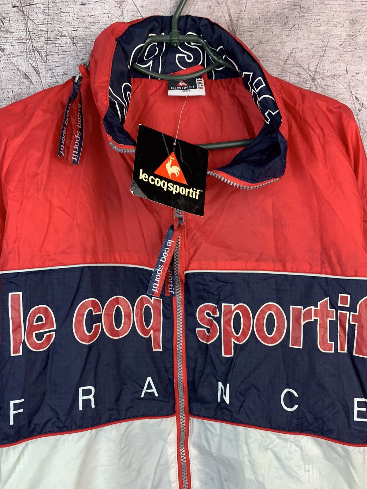 Le Coq Sportif Vintage 90's LE COQ Sportif Jacket Sportswear Size US L / EU 52-54 / 3 - 3 Thumbnail