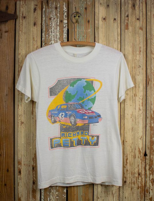 Vintage Vintage Richard Petty Nascar Racing Graphic T Shirt 80s | Grailed