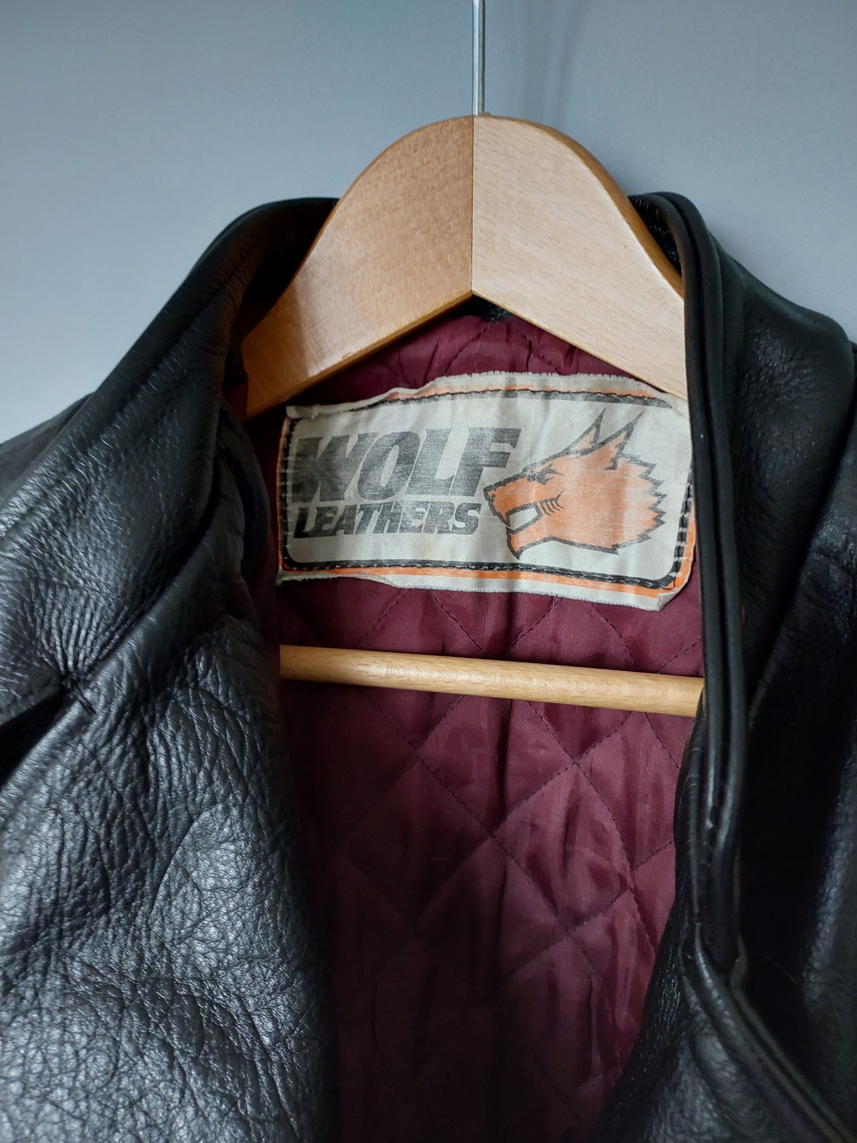 Vintage 🇩🇪 Vintage Caferacer ramones leather jacket motorbike Wolf Size XS / US 0-2 / IT 36-38 - 2 Thumbnail