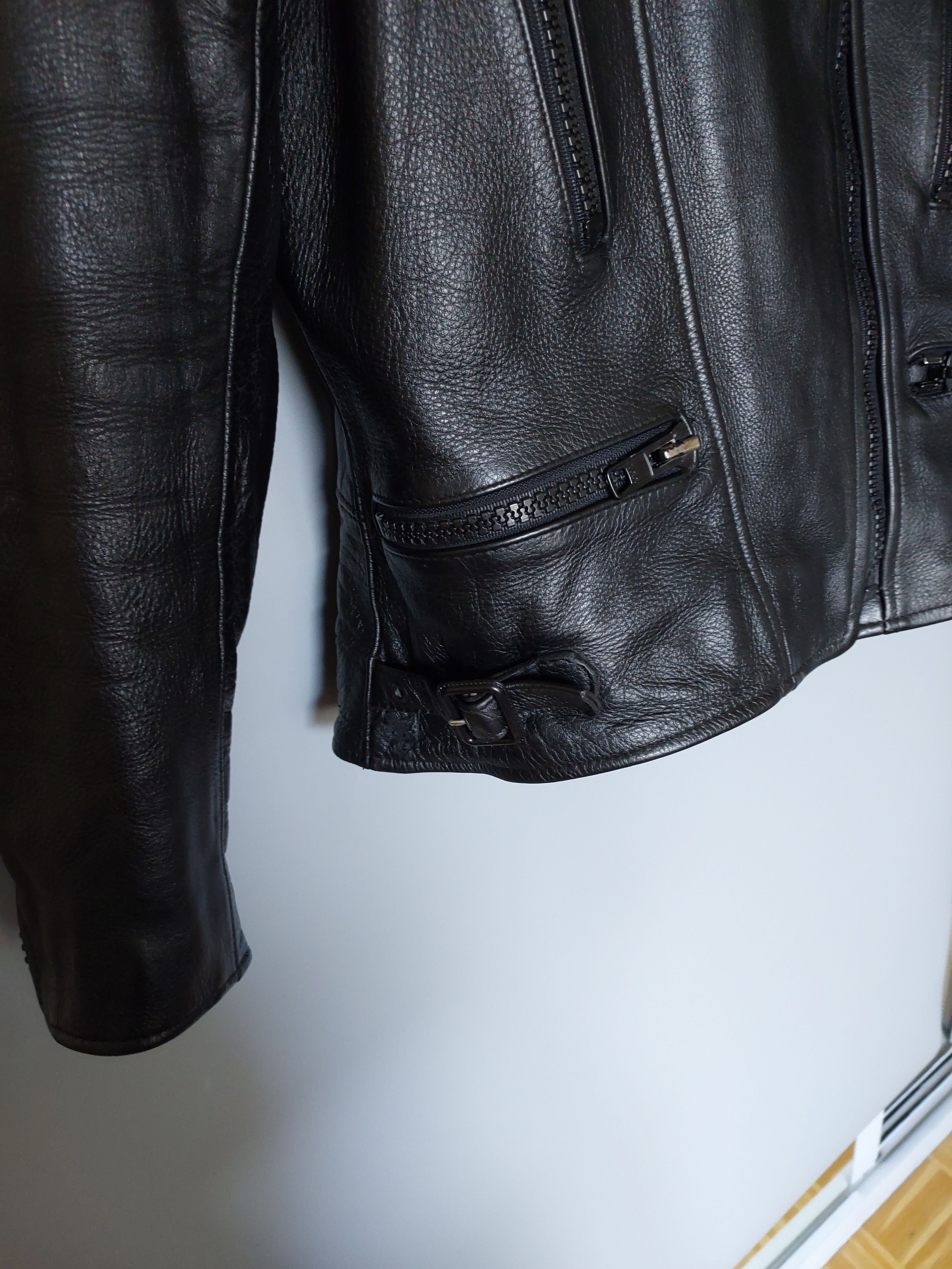 Vintage 🇩🇪 Vintage Caferacer ramones leather jacket motorbike Wolf Size XS / US 0-2 / IT 36-38 - 14 Thumbnail