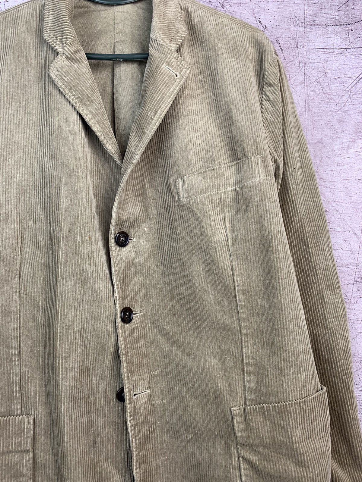 Aspesi Aspesi Tan Corduroy Mens Jacket Blazer Size US XXL / EU 58 / 5 - 8 Thumbnail