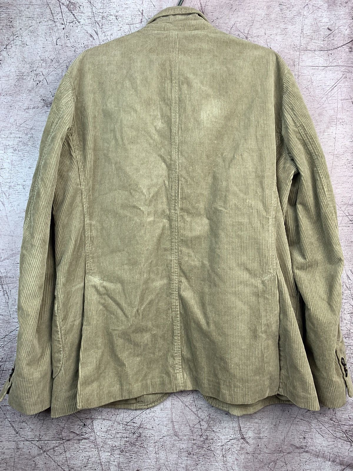 Aspesi Aspesi Tan Corduroy Mens Jacket Blazer Size US XXL / EU 58 / 5 - 11 Thumbnail