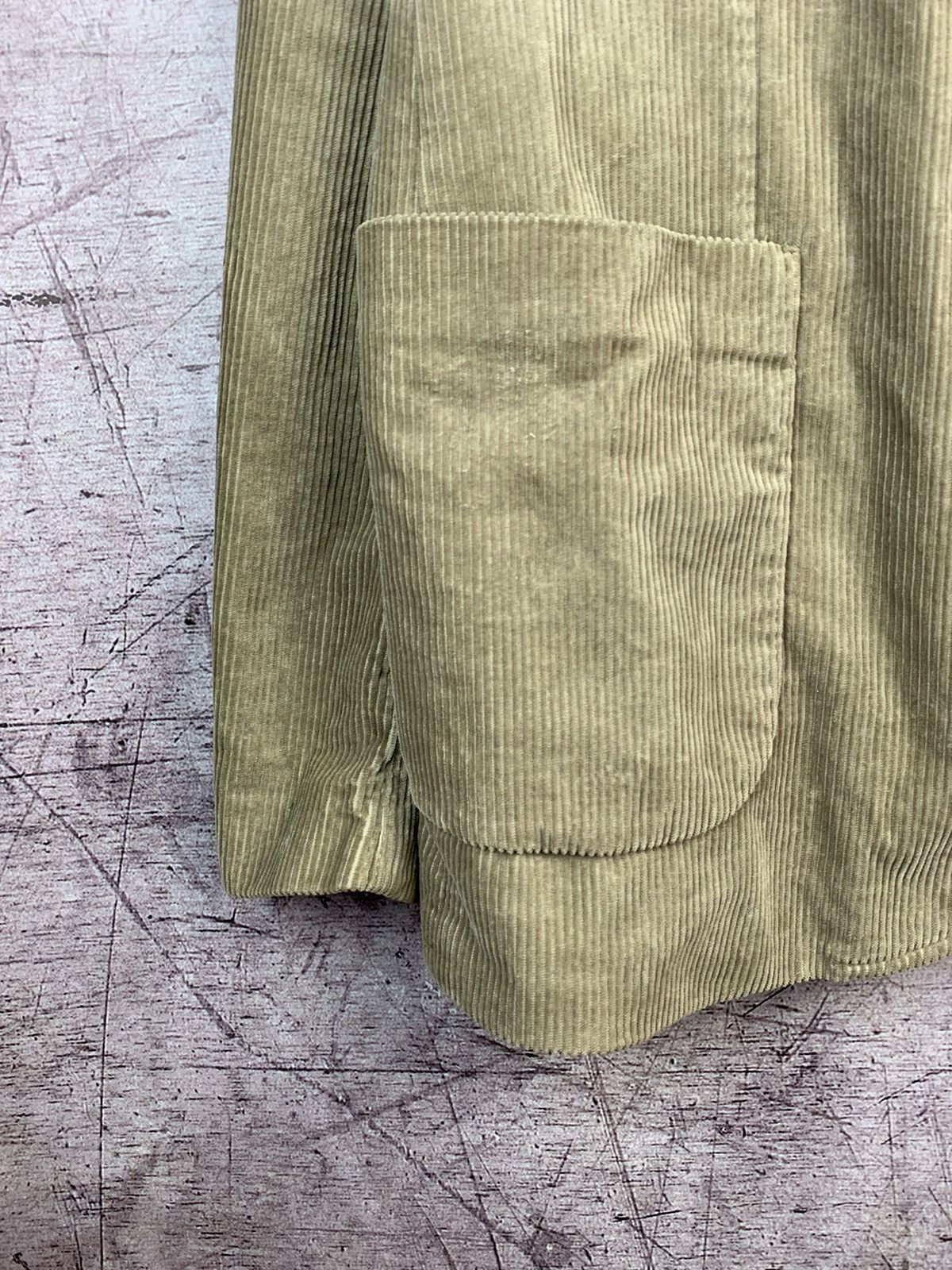Aspesi Aspesi Tan Corduroy Mens Jacket Blazer Size US XXL / EU 58 / 5 - 4 Thumbnail