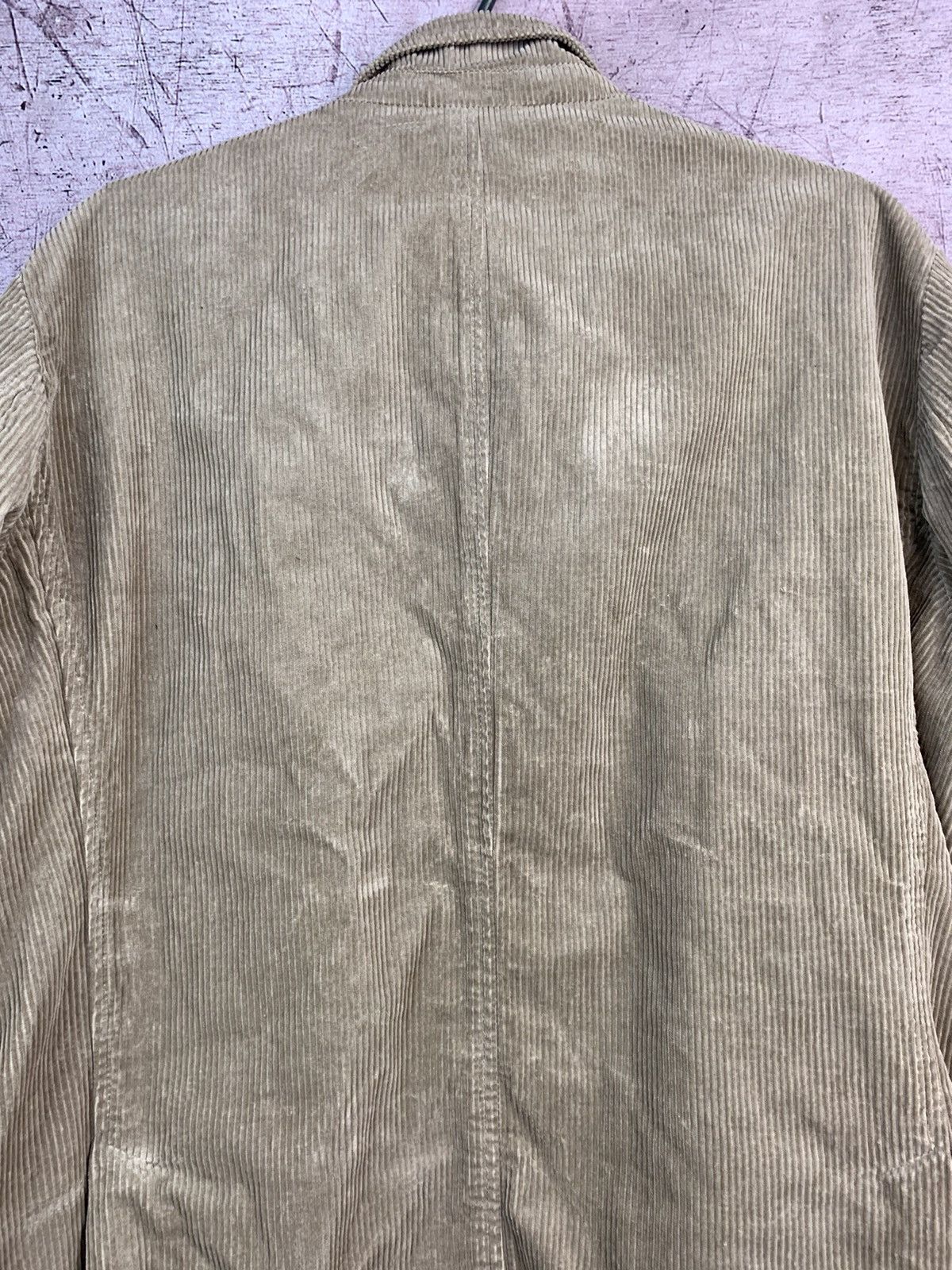 Aspesi Aspesi Tan Corduroy Mens Jacket Blazer Size US XXL / EU 58 / 5 - 14 Thumbnail