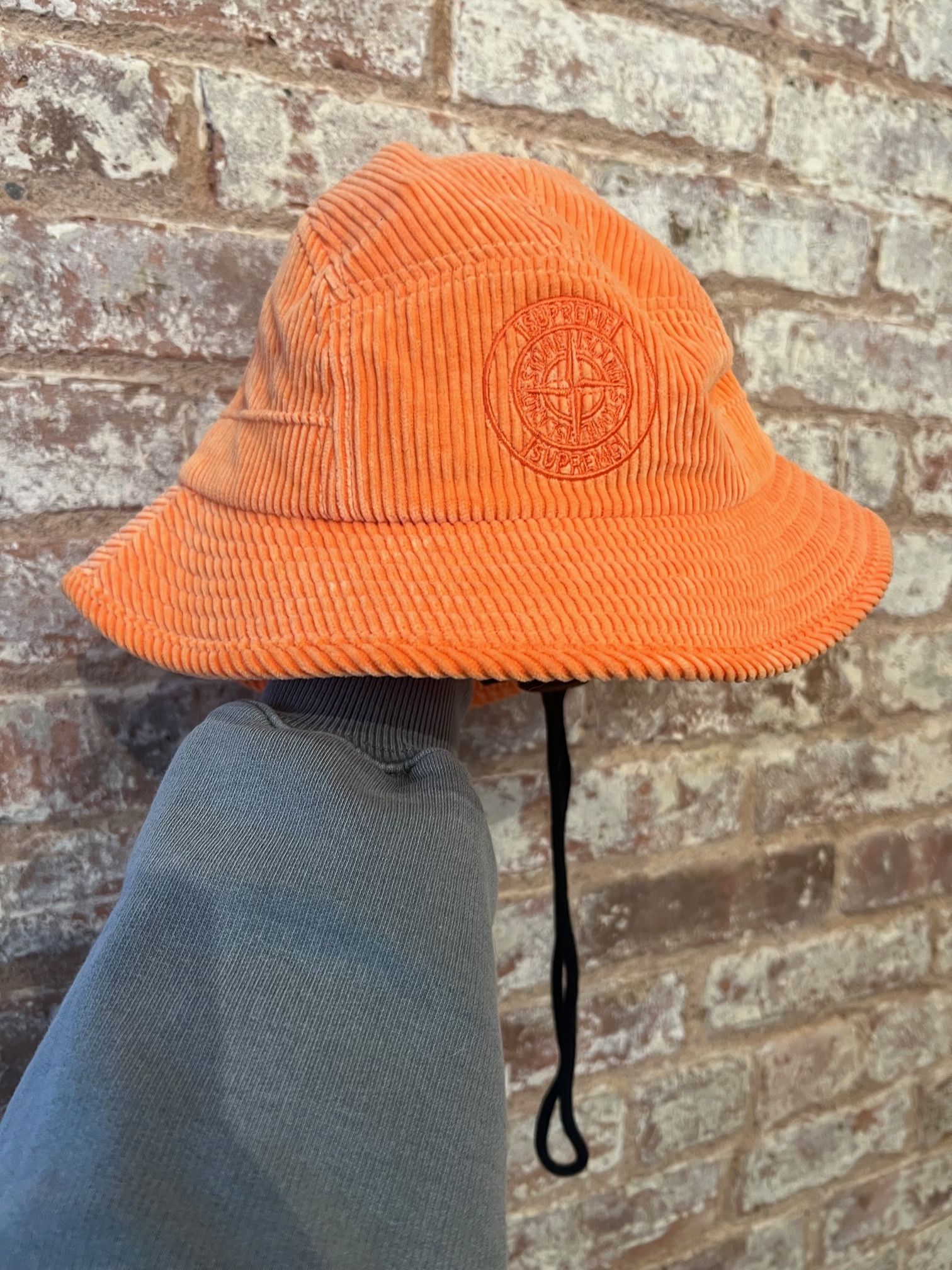 Supreme x Stone Island Corduroy Crusher FW20 Orange