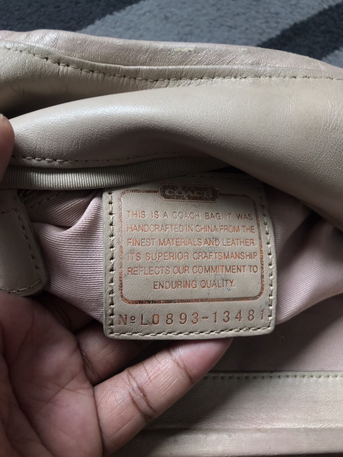 Coach Vintage Coach Monogram Leather Handbag Size ONE SIZE - 8 Thumbnail