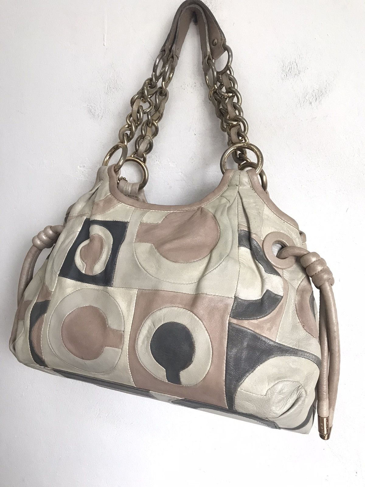 Coach Vintage Coach Monogram Leather Handbag Size ONE SIZE - 2 Thumbnail