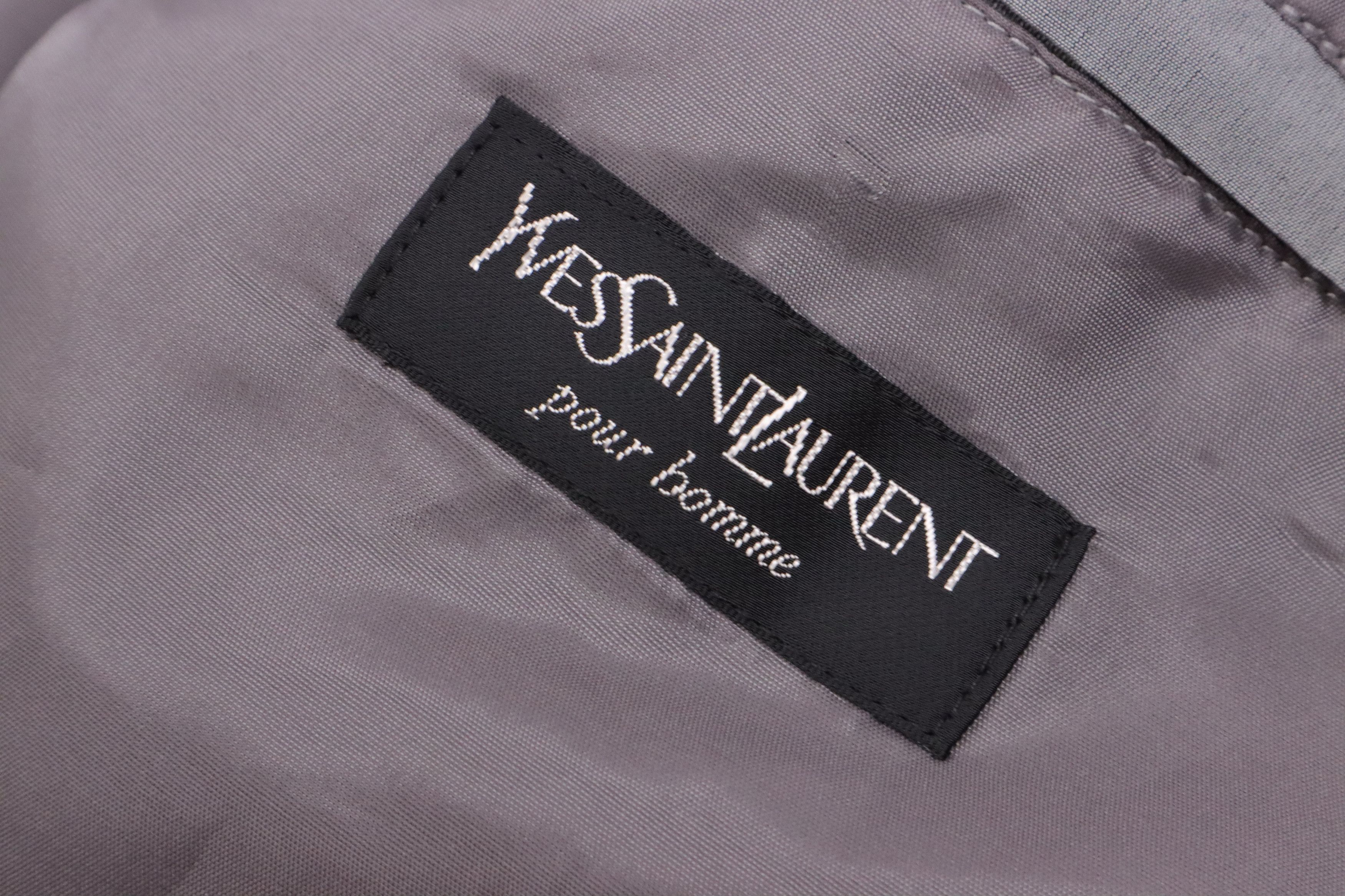 Vintage YSL Yves Saint Laurent Zip Metallic Jacket Size US L / EU 52-54 / 3 - 15 Thumbnail