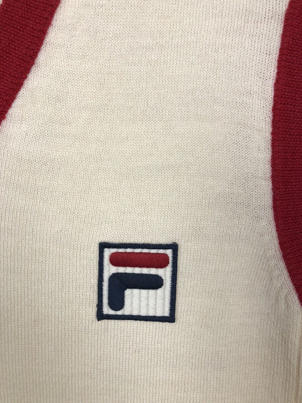 Fila × Japanese Brand Vintage Fila Wool Vest Y2K Size US M / EU 48-50 / 2 - 4 Thumbnail