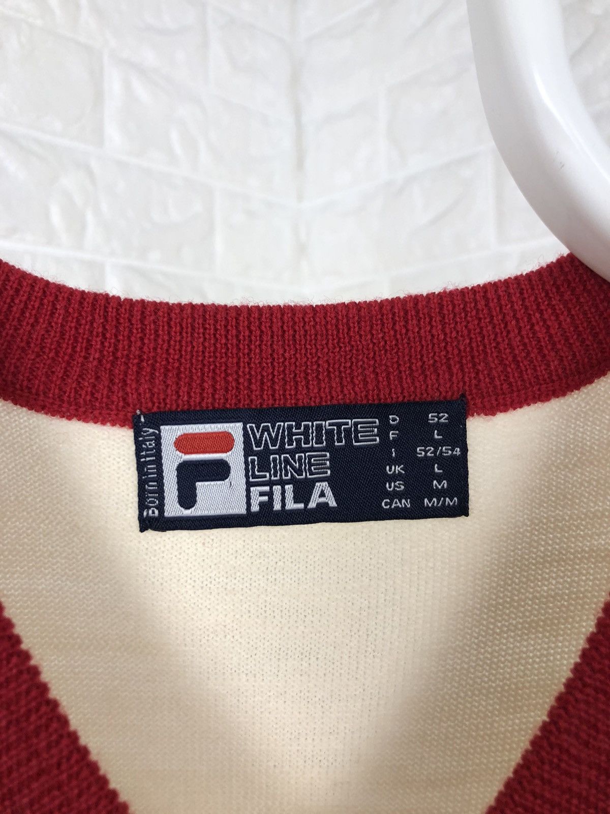 Fila × Japanese Brand Vintage Fila Wool Vest Y2K Size US M / EU 48-50 / 2 - 6 Thumbnail