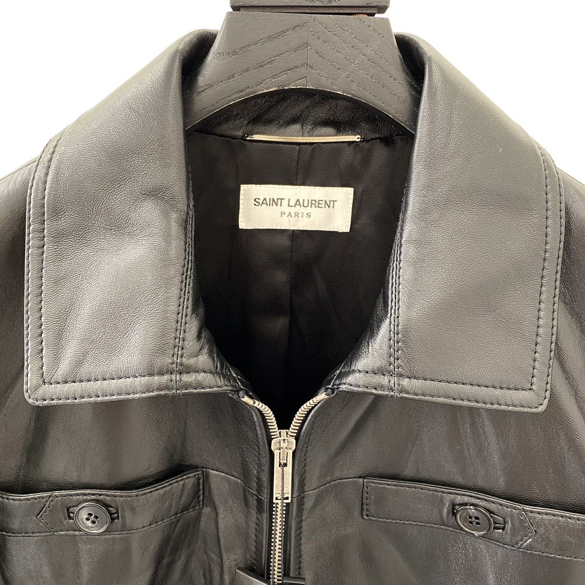 Saint Laurent Paris Saint Laurent Classic Leather Jacket Size US M / EU 48-50 / 2 - 4 Thumbnail