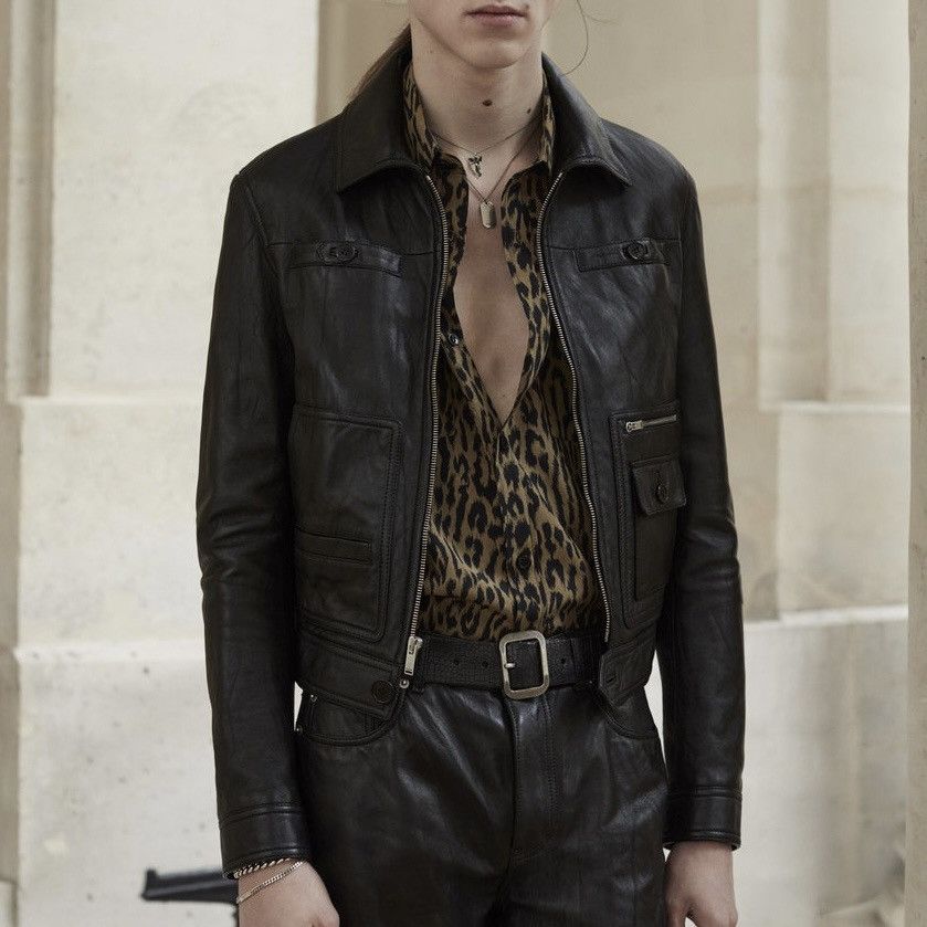 Saint Laurent Paris Saint Laurent Classic Leather Jacket Size US M / EU 48-50 / 2 - 1 Thumbnail