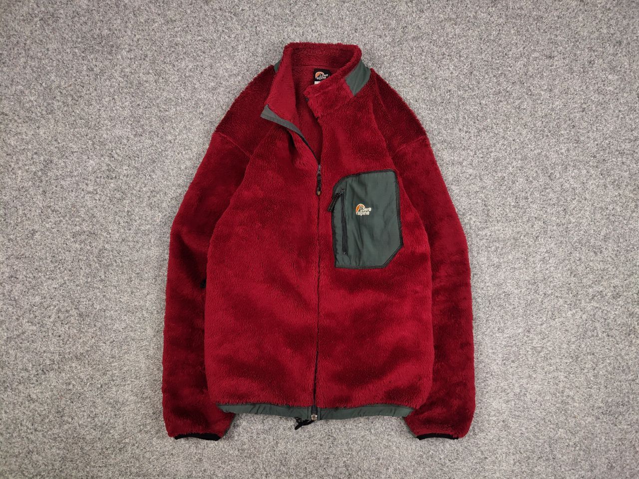 Japanese Brand Vintage 90's lowe Alpine Red Retro Fleece Zip Up Jacket Size US XL / EU 56 / 4 - 1 Thumbnail