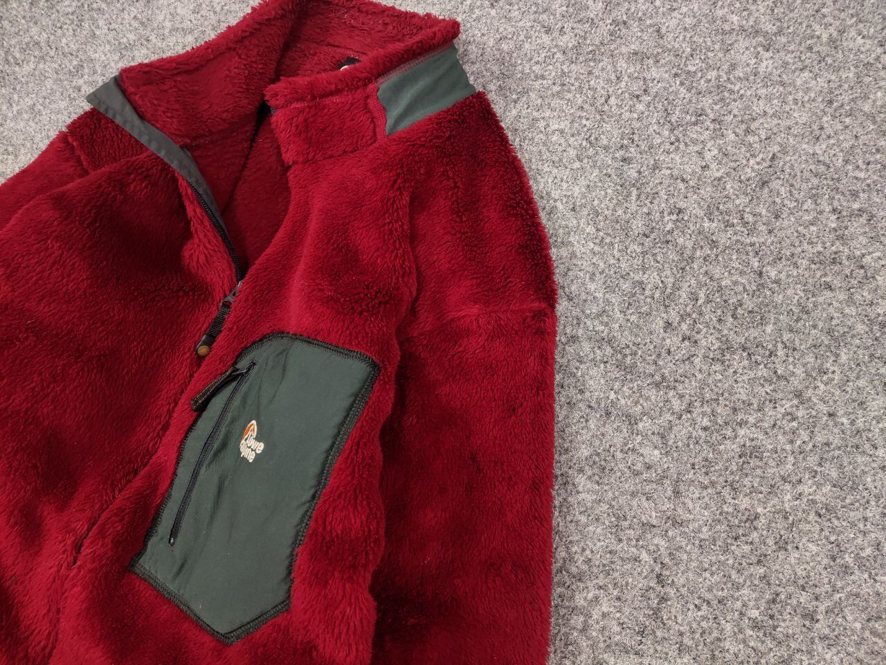 Japanese Brand Vintage 90's lowe Alpine Red Retro Fleece Zip Up Jacket Size US XL / EU 56 / 4 - 4 Thumbnail
