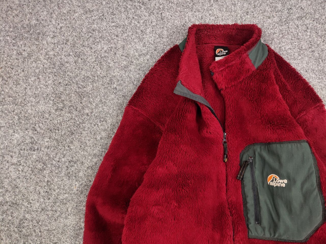 Japanese Brand Vintage 90's lowe Alpine Red Retro Fleece Zip Up Jacket Size US XL / EU 56 / 4 - 11 Thumbnail