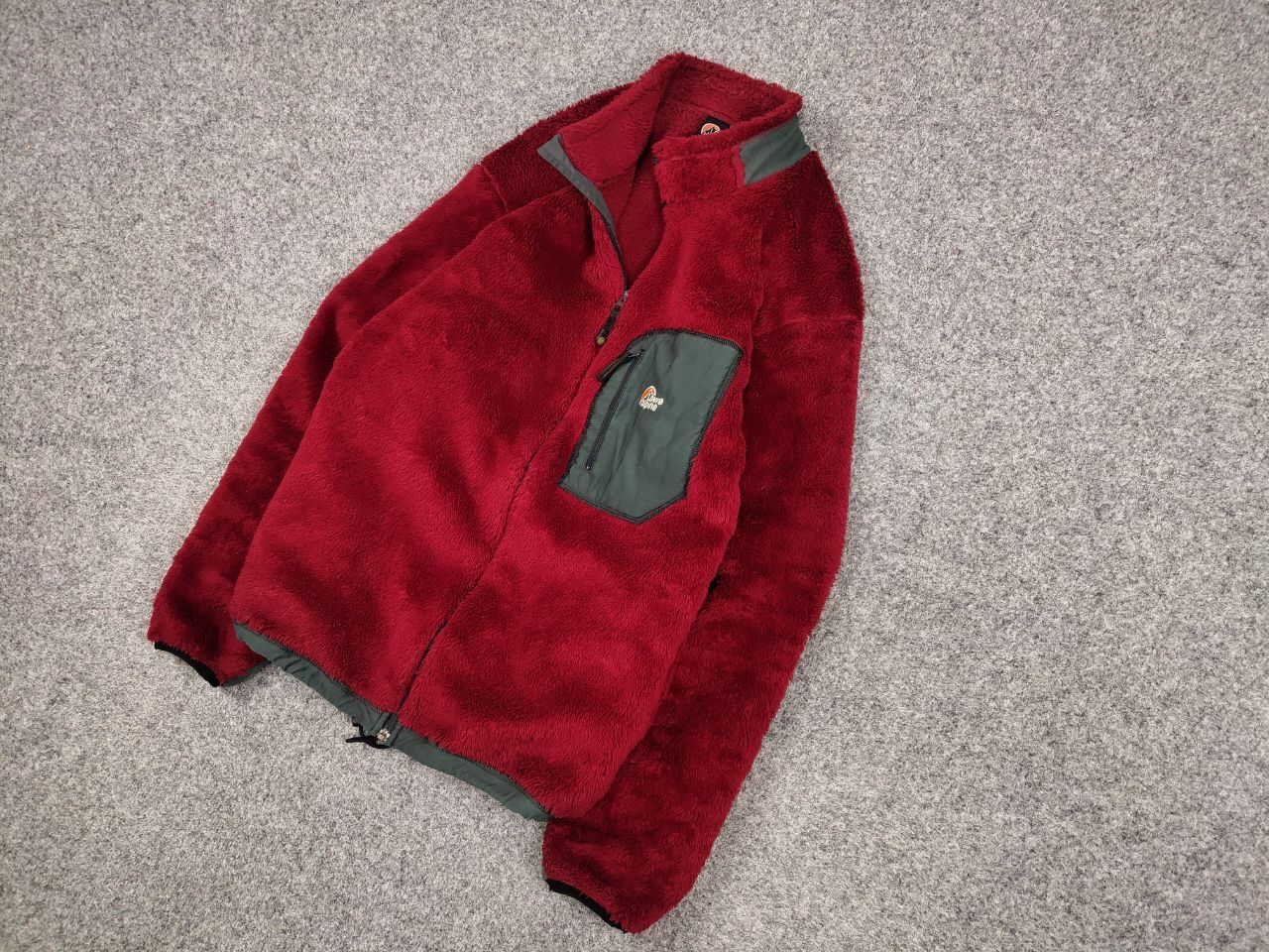 Japanese Brand Vintage 90's lowe Alpine Red Retro Fleece Zip Up Jacket Size US XL / EU 56 / 4 - 3 Thumbnail