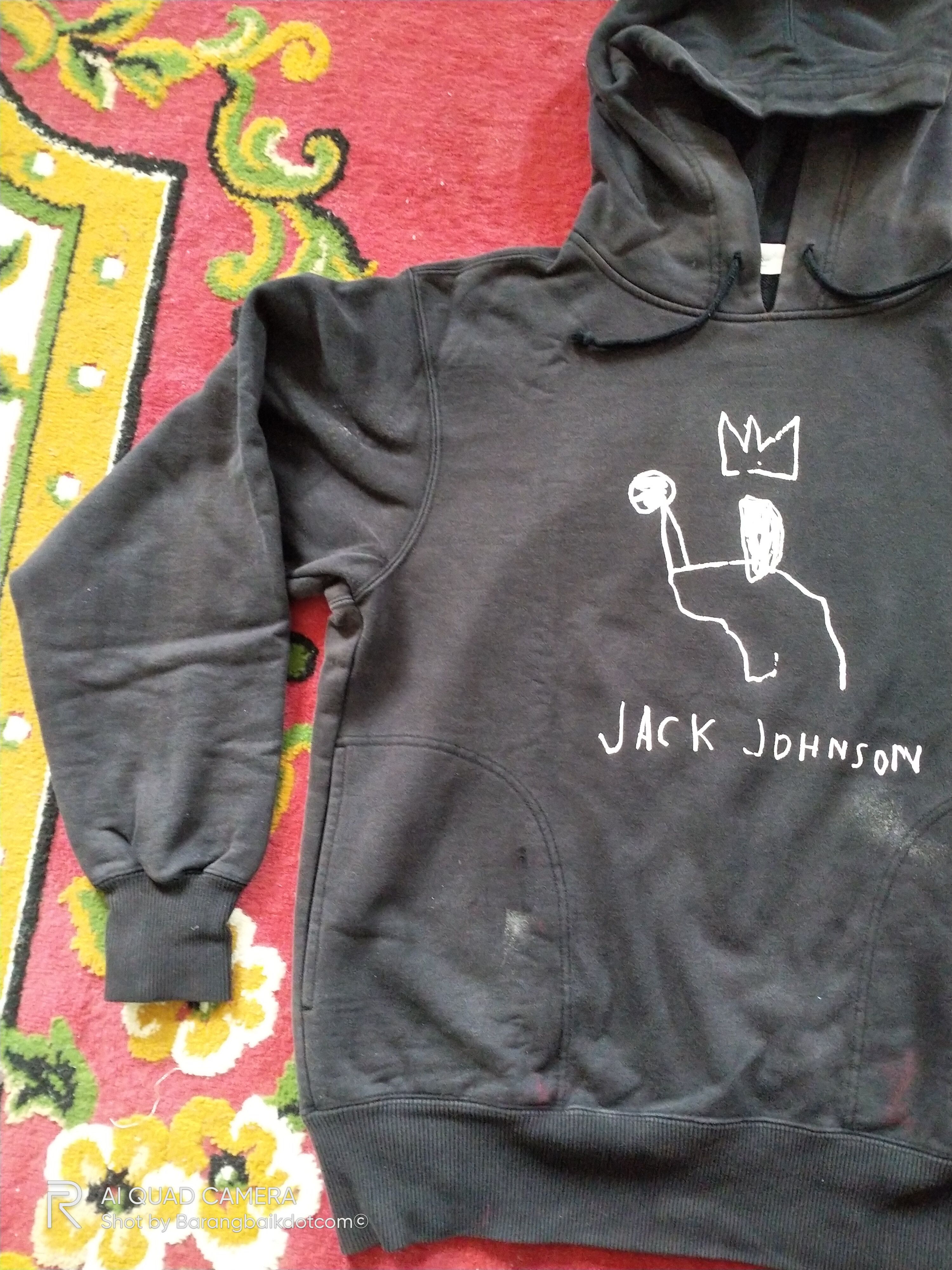 Jean-Michel Basquiat Jack Johnson by Basquiat distressed pullover hoodie Size US S / EU 44-46 / 1 - 3 Thumbnail