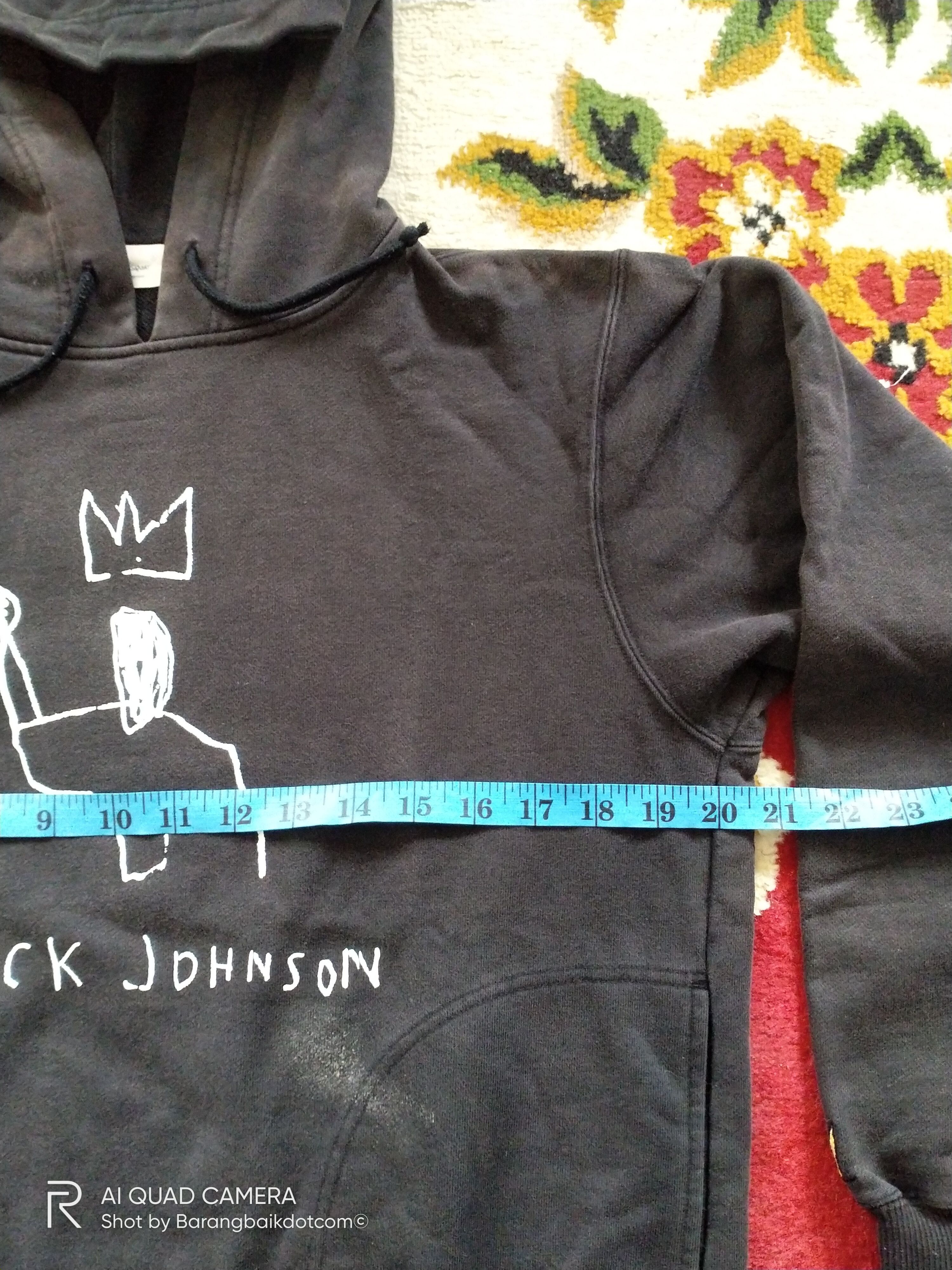 Jean-Michel Basquiat Jack Johnson by Basquiat distressed pullover hoodie Size US S / EU 44-46 / 1 - 5 Thumbnail