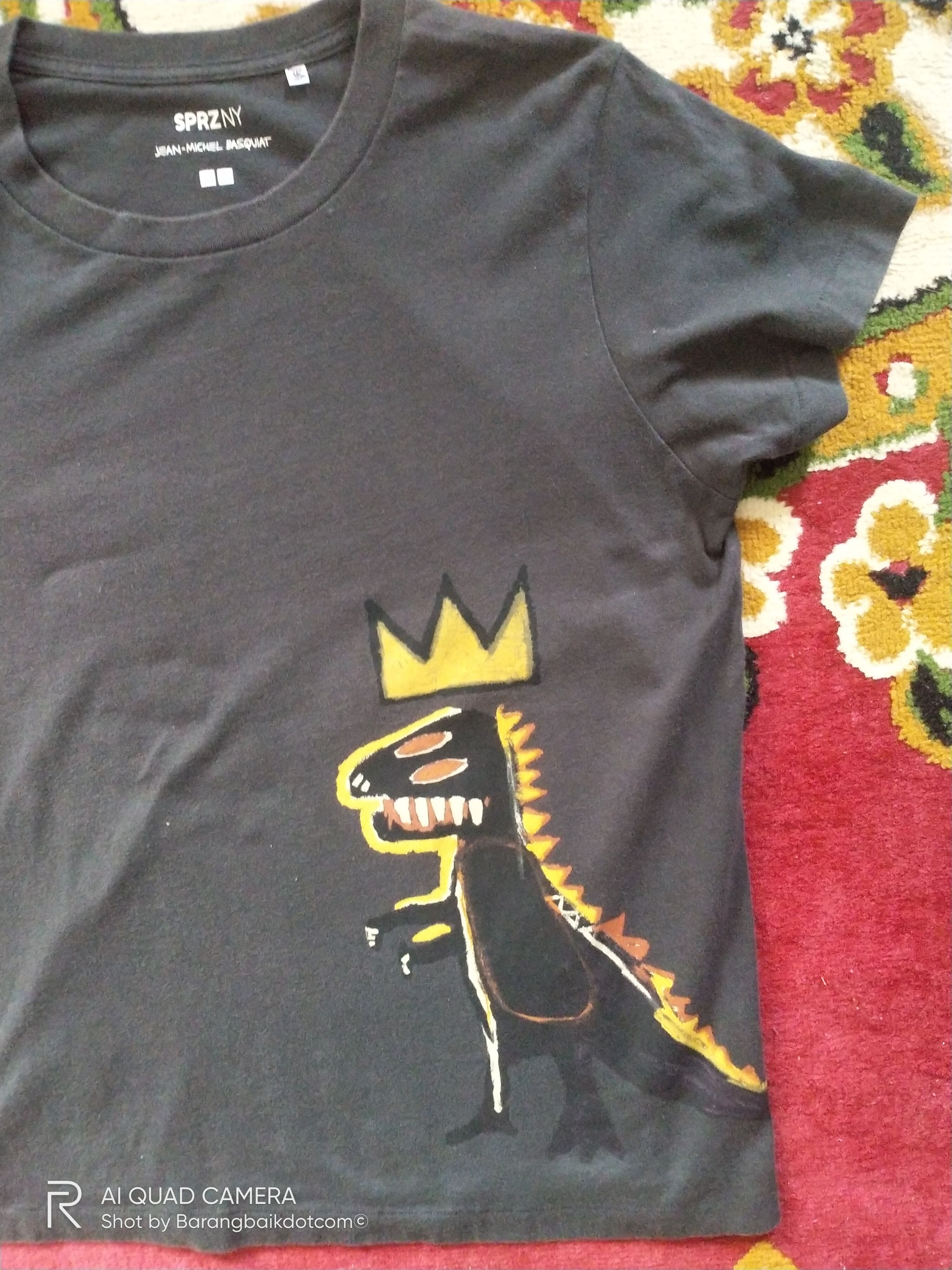 Jean-Michel Basquiat × Les Artists Jean-Michel Basquiat 'Dinasour' T-shirt Size US XL / EU 56 / 4 - 2 Thumbnail