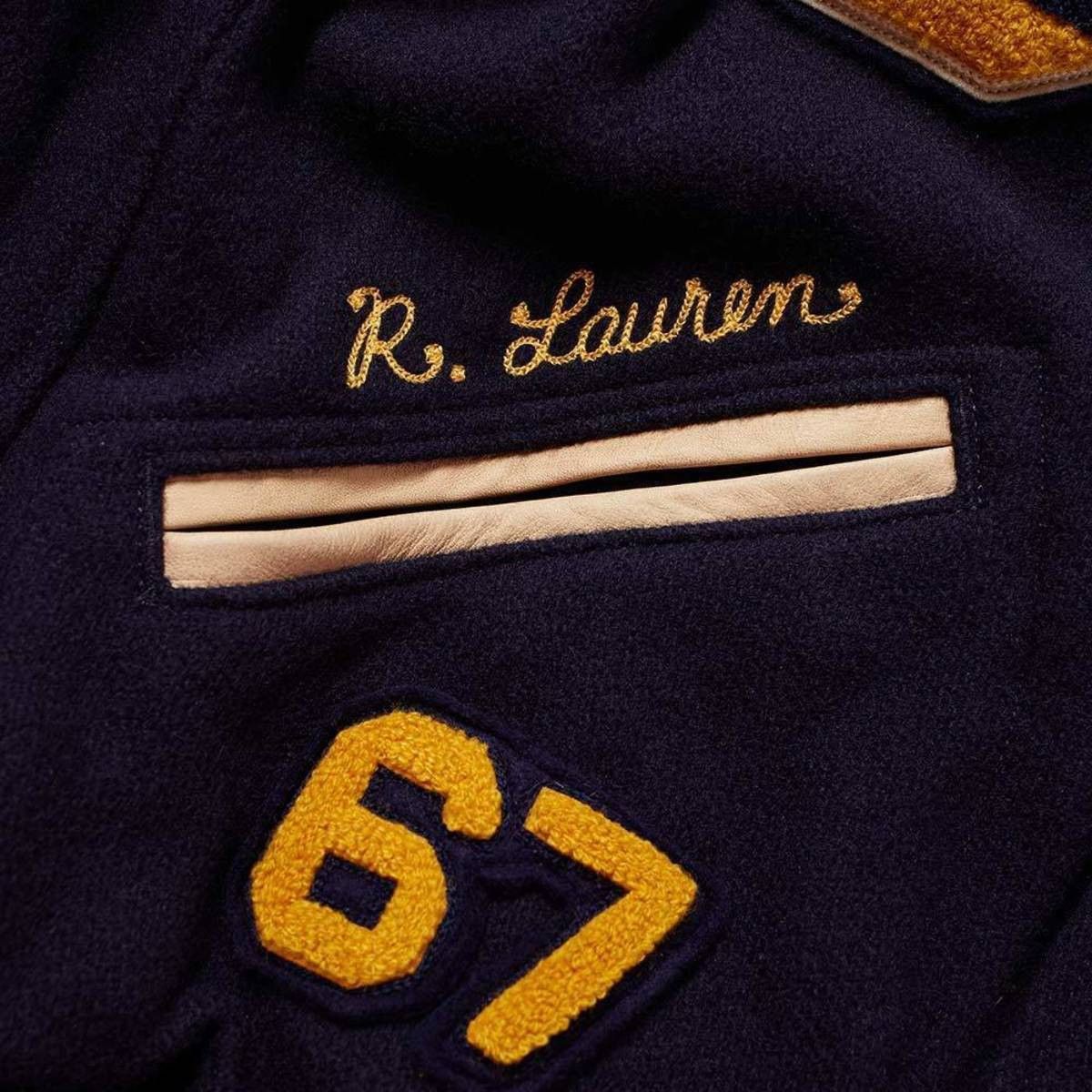Polo Ralph Lauren Polo Ralph Lauren P Wing Leather Varsity Jacket XXL Size US XXL / EU 58 / 5 - 6 Thumbnail