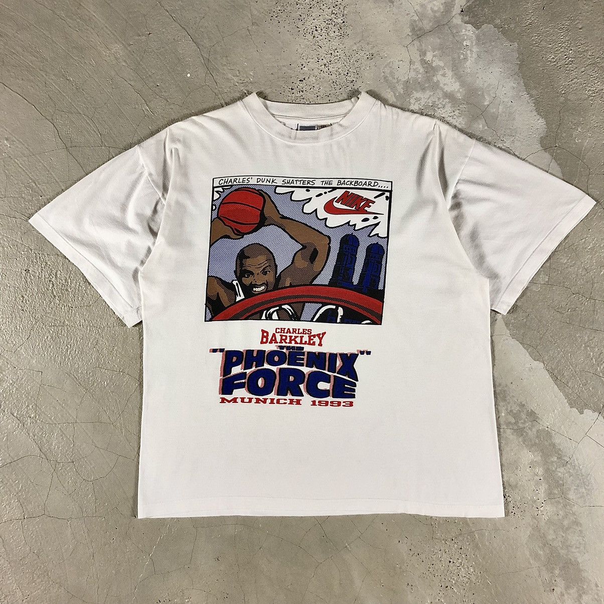 90s Nike Barkley Phœnix Force t-shirt size L