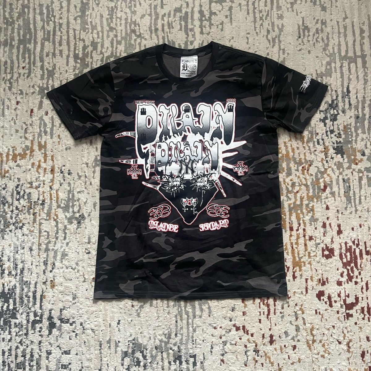Drain Gang × Sad Boys × Sad Boys Sbe Merch Bladee Merch NYC “D-9” Camo ...