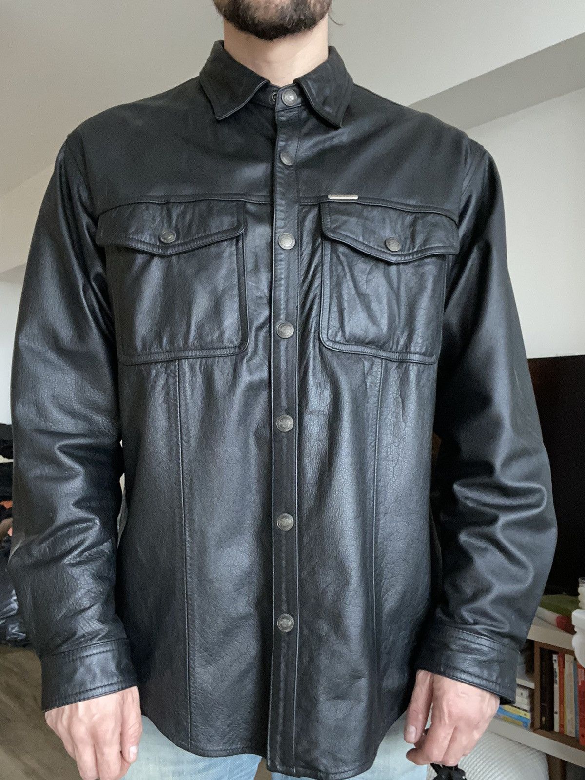 🔥Genuine Leather Harley Davidson Jacket 🔥