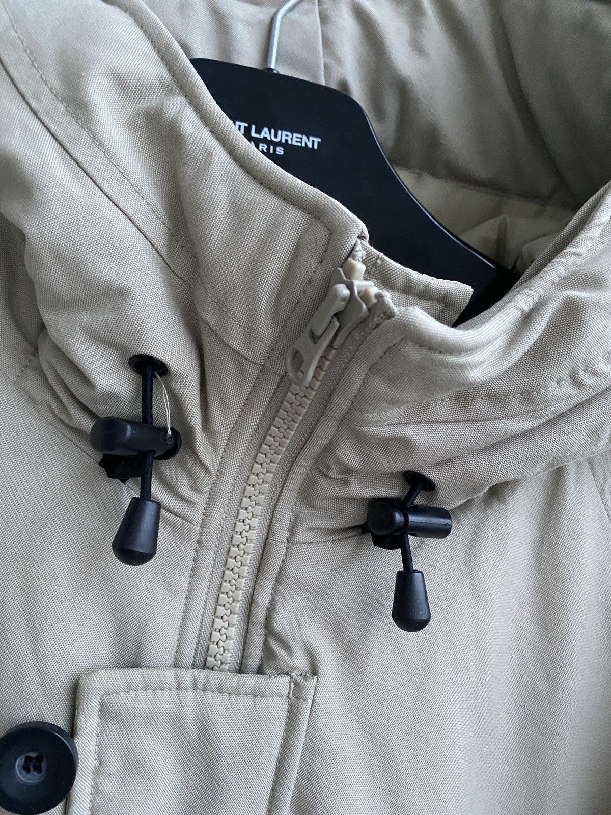 Yves Saint Laurent Winter YSL Jacket Parka Beige Warm Size US XL / EU 56 / 4 - 19 Thumbnail