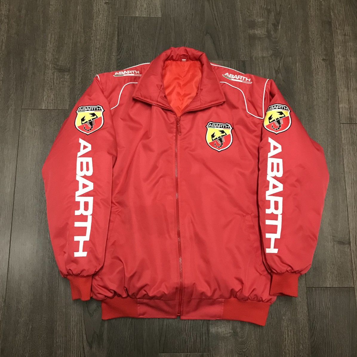 Vintage Abarth Racing Puffer Jacket