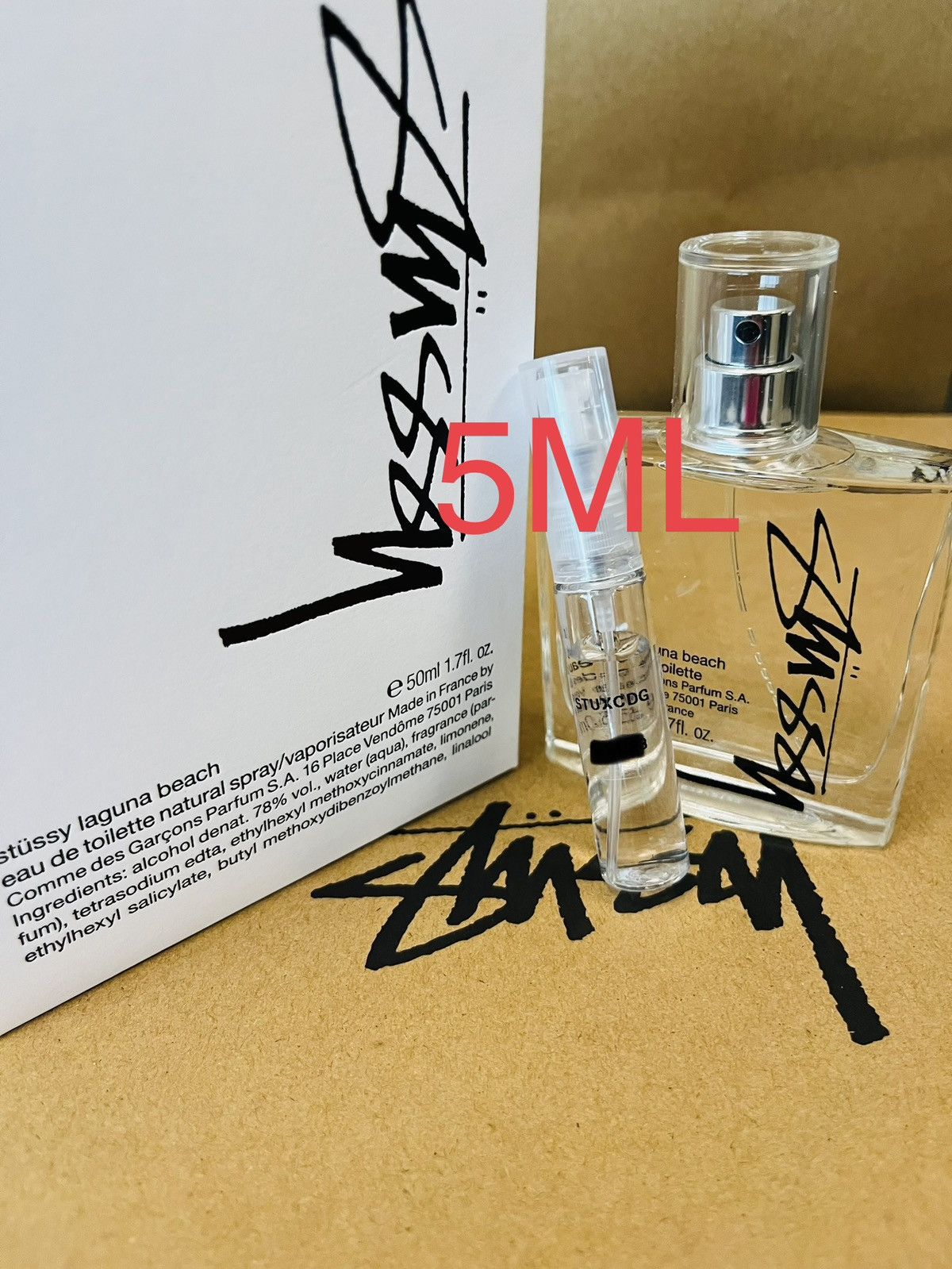 Stussy discount cdg perfume