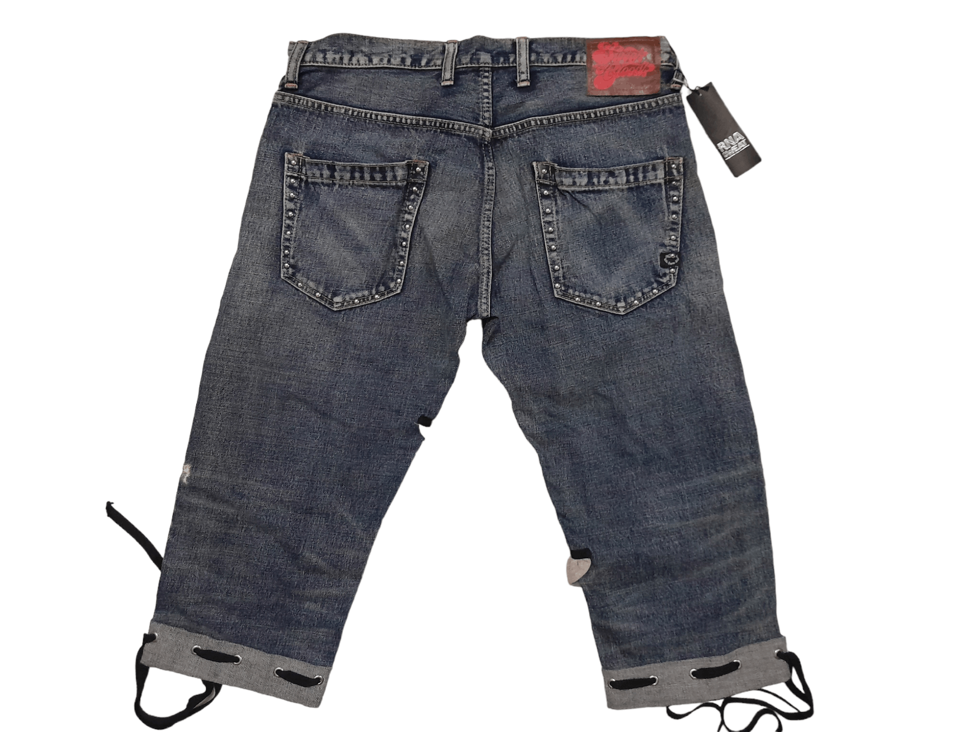 Japanese Brand × Seditionaries RNA Japan Denim Distressed Bondage Japan Punk (E736) Size US 32 / EU 48 - 8 Thumbnail