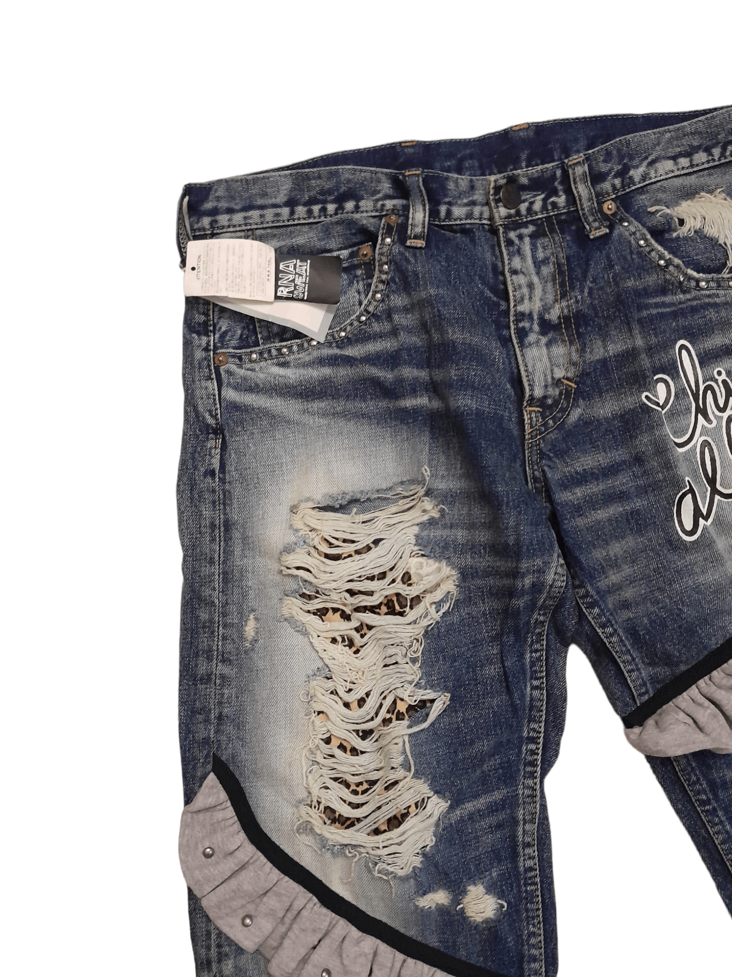 Japanese Brand × Seditionaries RNA Japan Denim Distressed Bondage Japan Punk (E736) Size US 32 / EU 48 - 5 Thumbnail