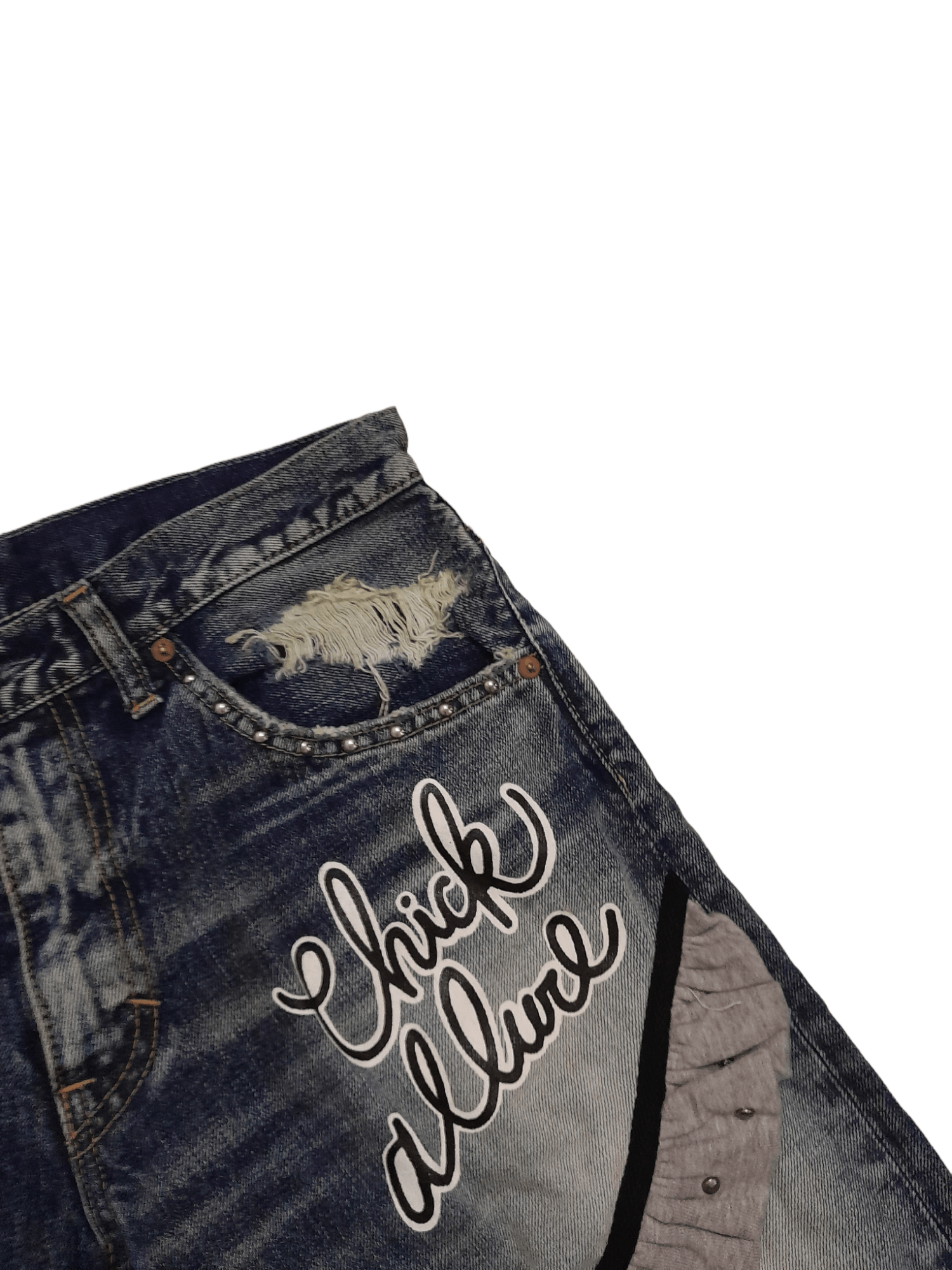 Japanese Brand × Seditionaries RNA Japan Denim Distressed Bondage Japan Punk (E736) Size US 32 / EU 48 - 4 Thumbnail