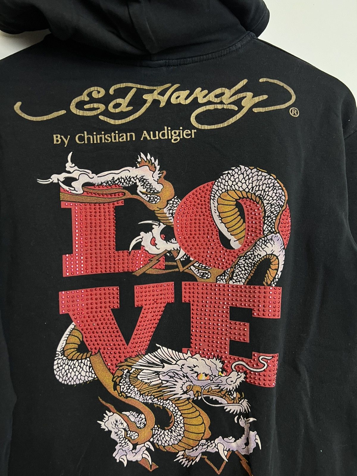 Christian Audigier Vintage Y2K Ed Hardy Love Dragon Ch. Audigier Zip hoodie Size M / US 6-8 / IT 42-44 - 3 Thumbnail