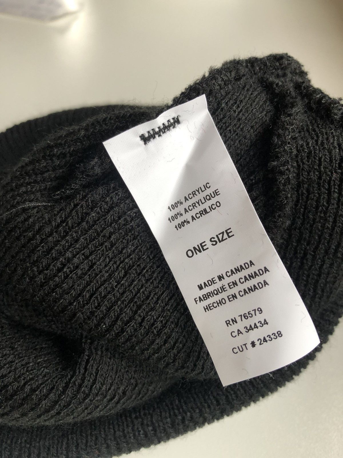 Santa Cruz Skateboards × Vintage Vintage SC Beanie BLACK Size ONE SIZE - 3 Thumbnail