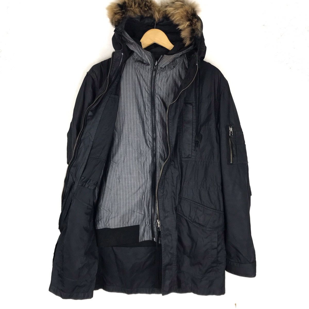 Katherine hamnett faux fur - Gem katharine hamnett fur jacket