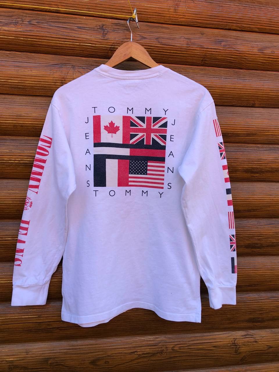Tommy Hilfiger Vintage Tommy Jeans long sleeve Size US S / EU 44-46 / 1 - 1 Thumbnail