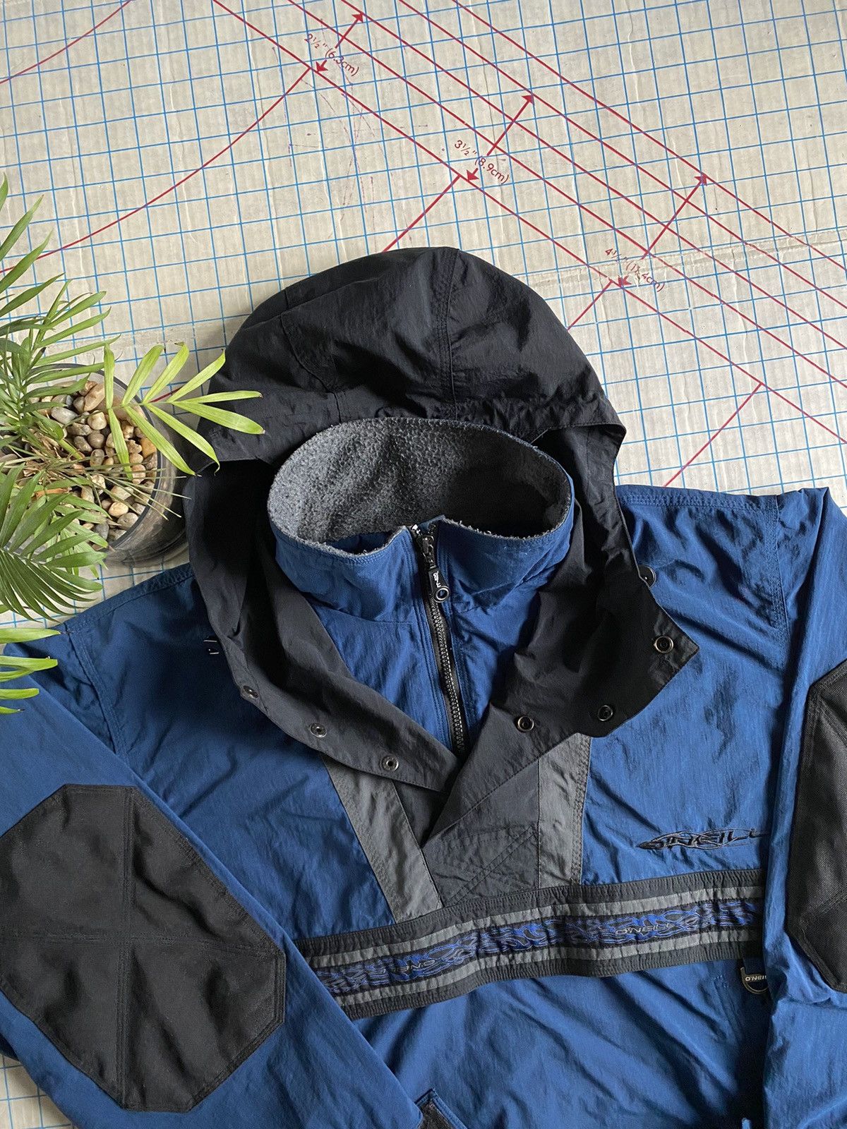 O'Neill × Vintage O’Neill Snow Gear Vintage 1/4 Zip Snowboard Jacket Medium Size US M / EU 48-50 / 2 - 5 Thumbnail