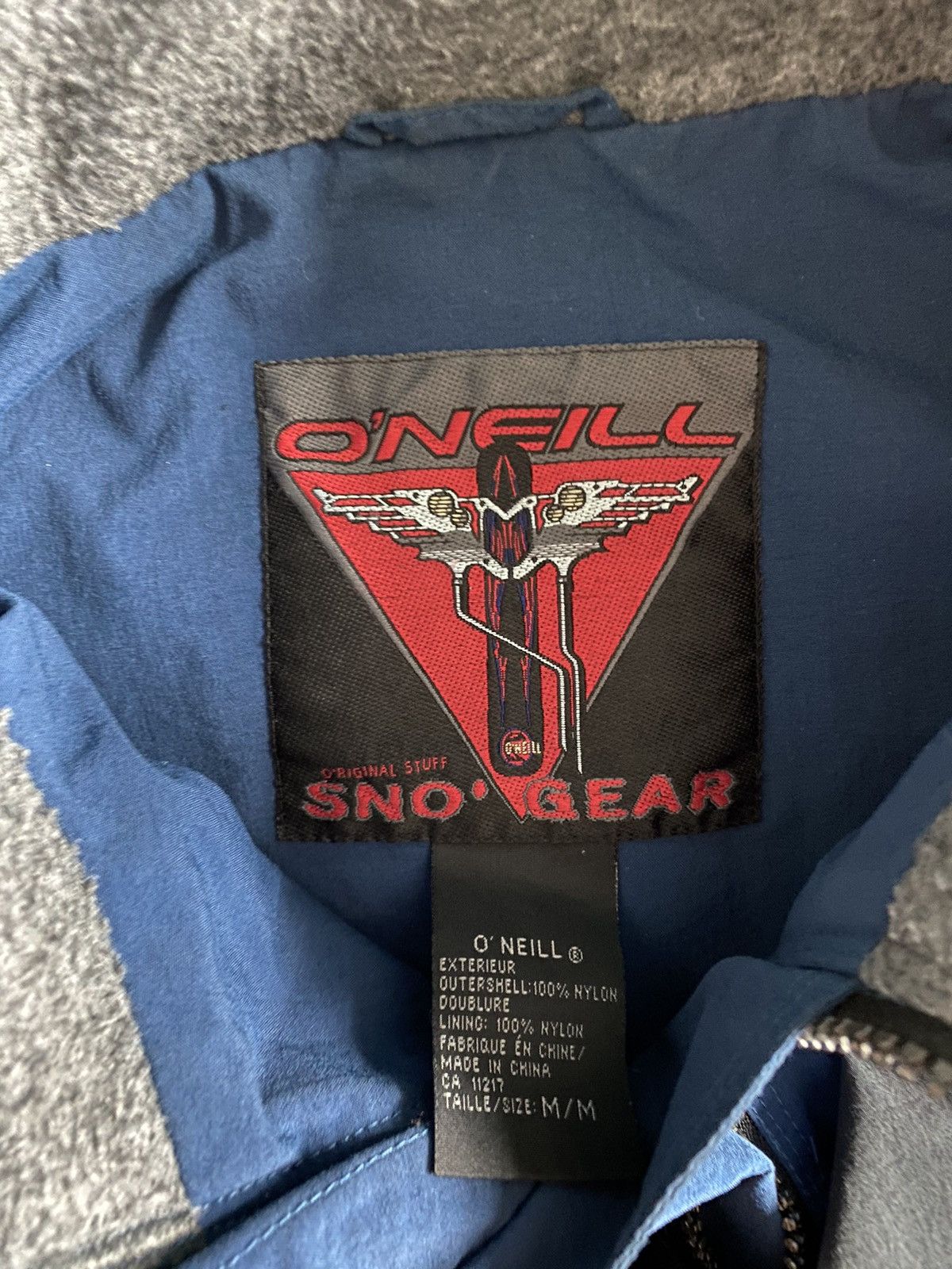 O'Neill × Vintage O’Neill Snow Gear Vintage 1/4 Zip Snowboard Jacket Medium Size US M / EU 48-50 / 2 - 9 Thumbnail