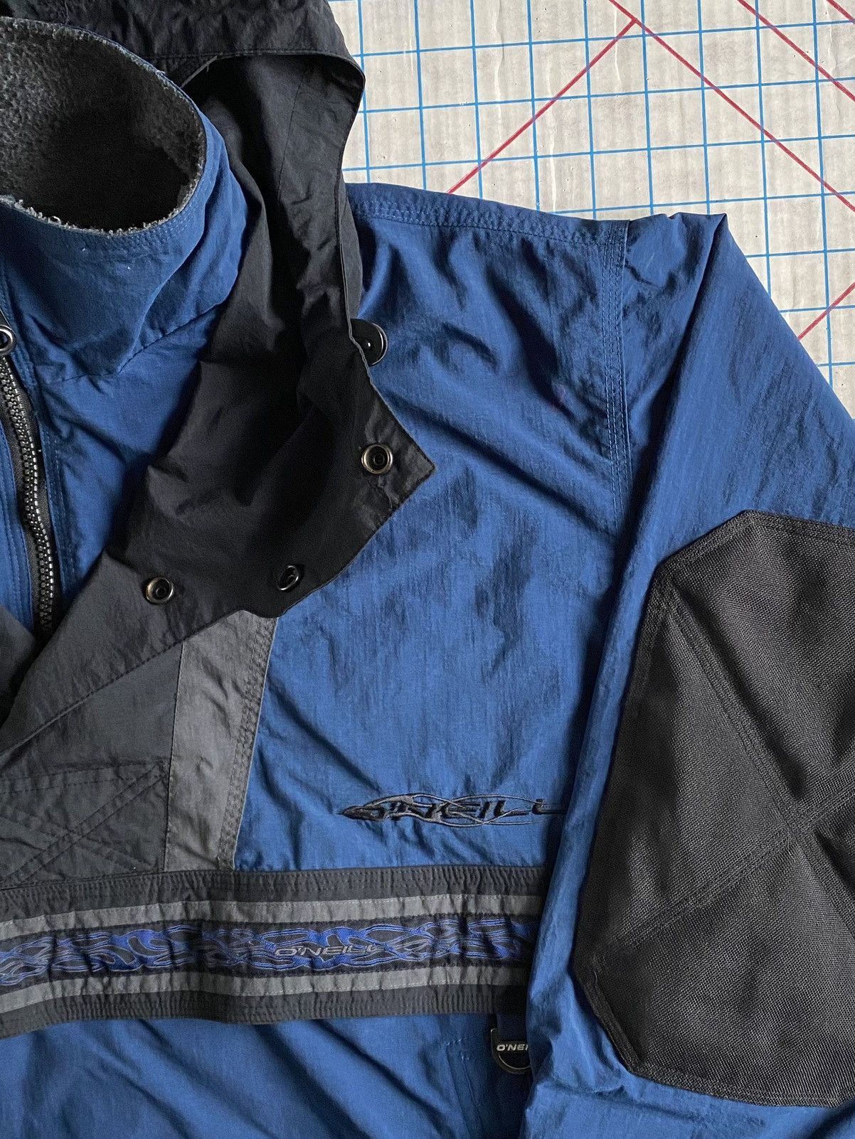 O'Neill × Vintage O’Neill Snow Gear Vintage 1/4 Zip Snowboard Jacket Medium Size US M / EU 48-50 / 2 - 7 Thumbnail