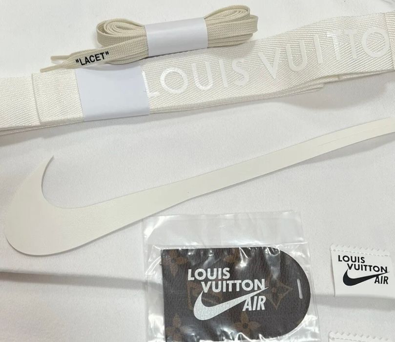 Nike LOUIS VUITTON AIR FORCE 1 MID GRAFFITI Virgil Abloh Size 7!!