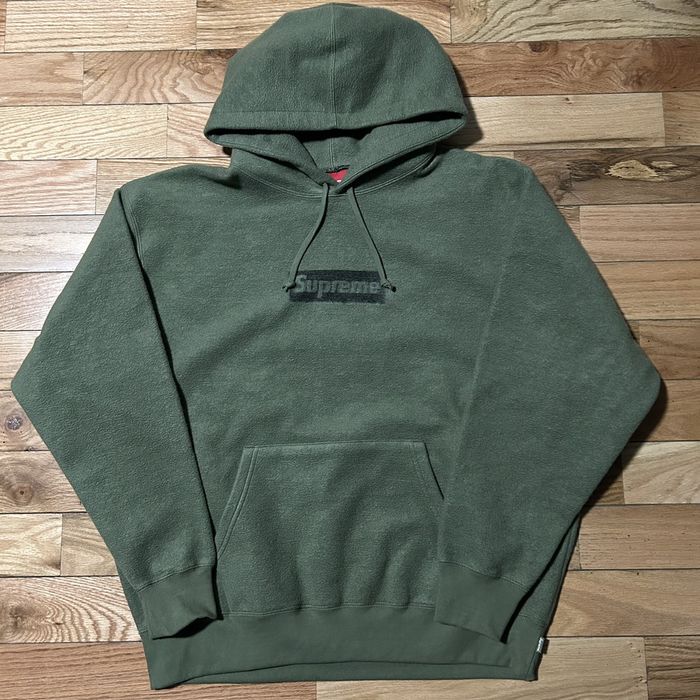 Supreme Supreme Inside Out Box Logo Hoodie Olive | Grailed