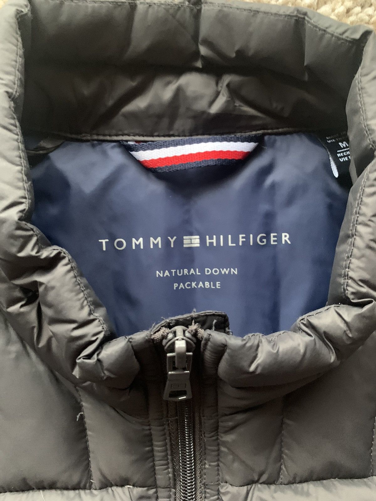 Tommy Hilfiger Natural Down Packable Puffer Jacket