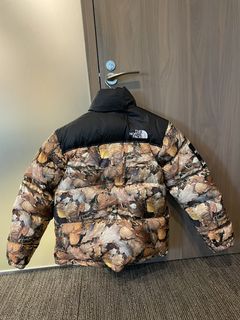 Supreme The North Face Leaves Nuptse Jacket | Grailed