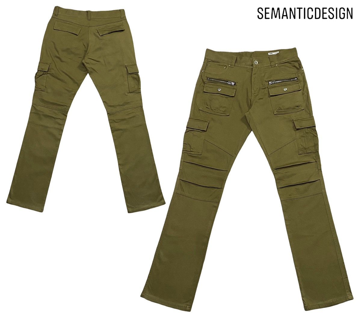 Japanese Brand Japanese Brand “Semanticdesign” Double Waist Cargo Pants Size US 32 / EU 48 - 1 Thumbnail