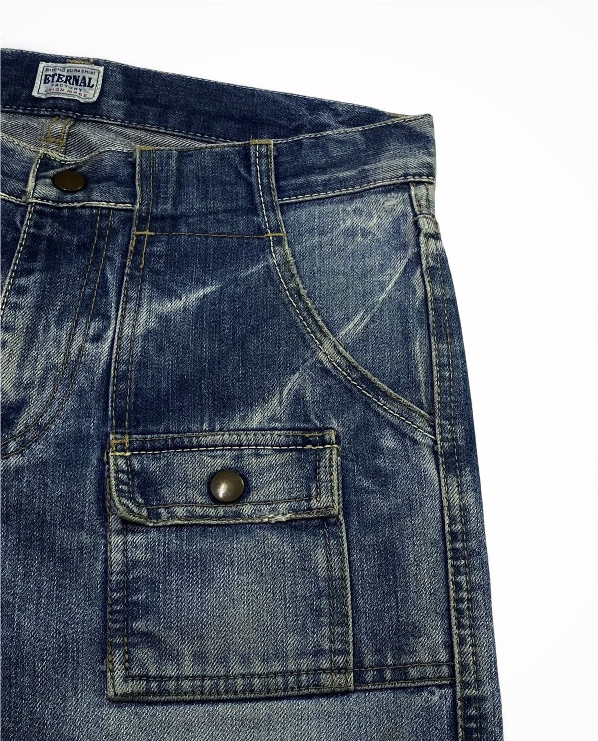Eternal NICE DESIGN‼️ETERNAL BUSH PANTS DENIM JEANS Size US 30 / EU 46 - 17 Thumbnail