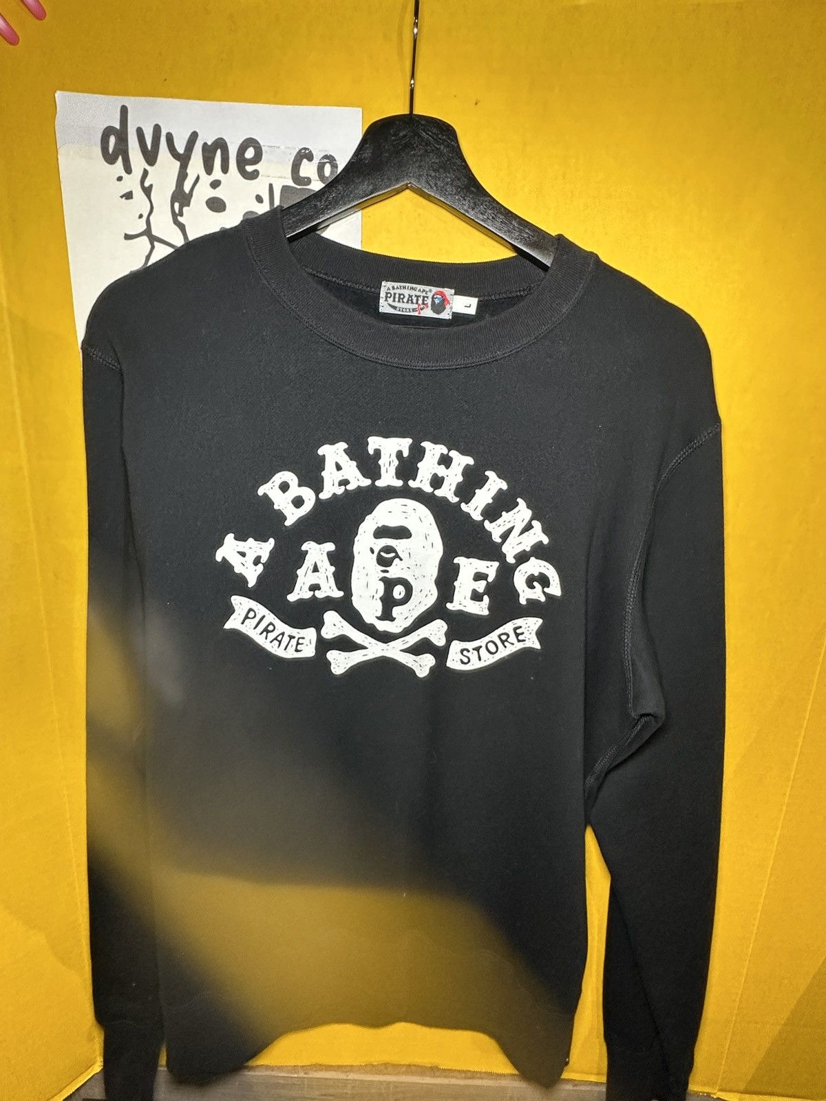 DS Bape Pirate Crossbones Black Sweater